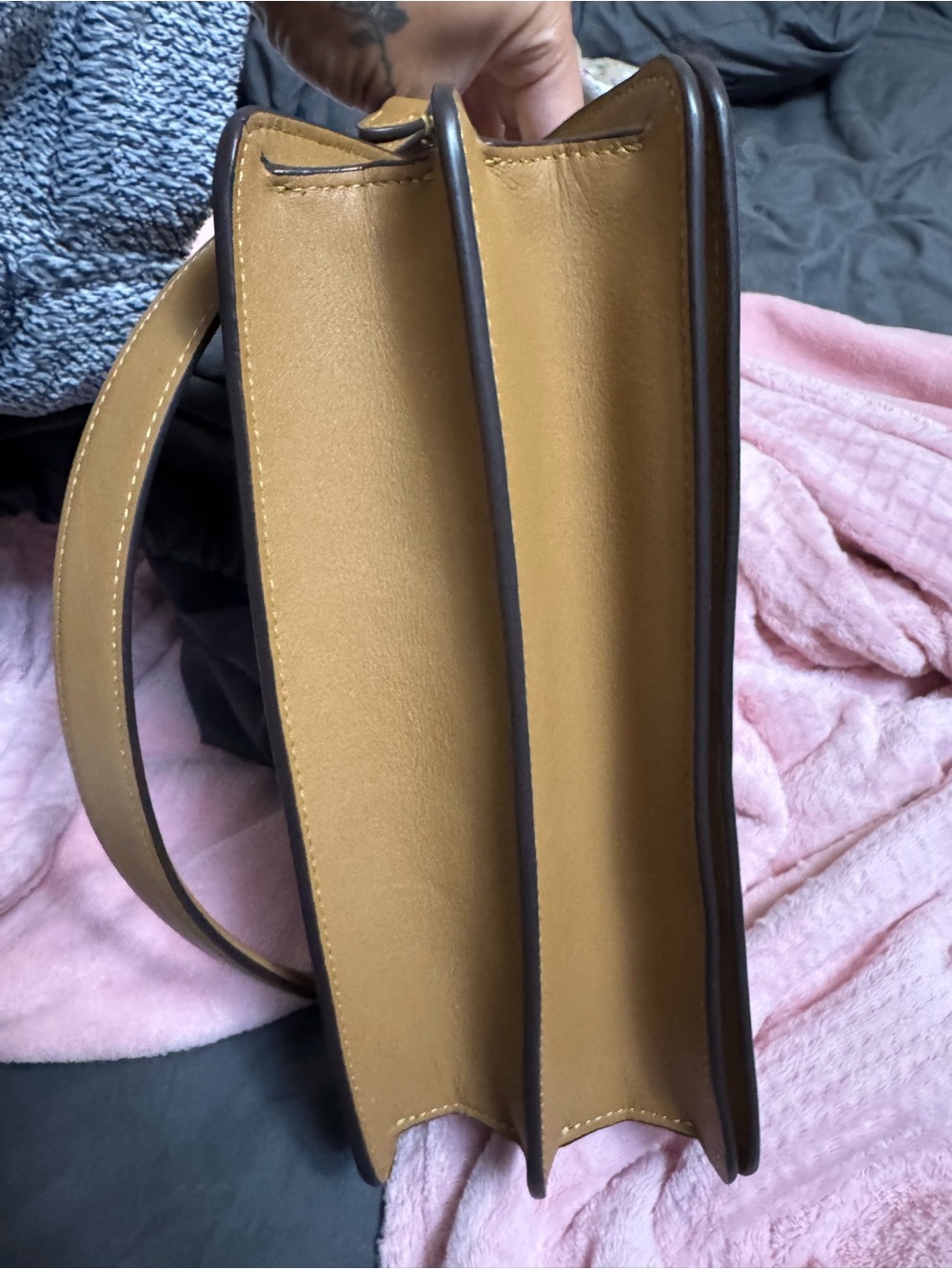 Coach Tabby Shoulder Bag in Tan with Gold Hardware - Picture 7 of 10